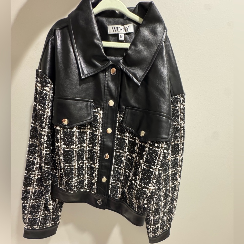 NWT WD.NY Tweed jacket black&white